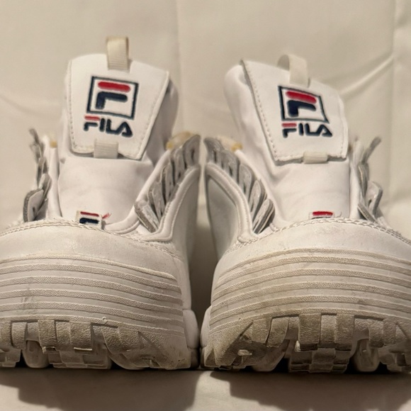 FILA Disruptor II Woman’s Sneaker Sz 9M Leather Old School Chunky Platform EUC - Picture 2 of 9